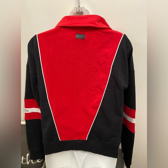 NWT Erin Andrew's WEAR BULLS Womens size SMALL PULLOVER Sweatshirt - Picture 5 of 8